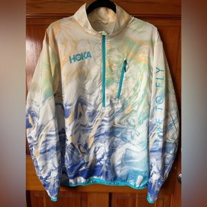 Hoka Lightweight Half Zip Jacket Mens Medium